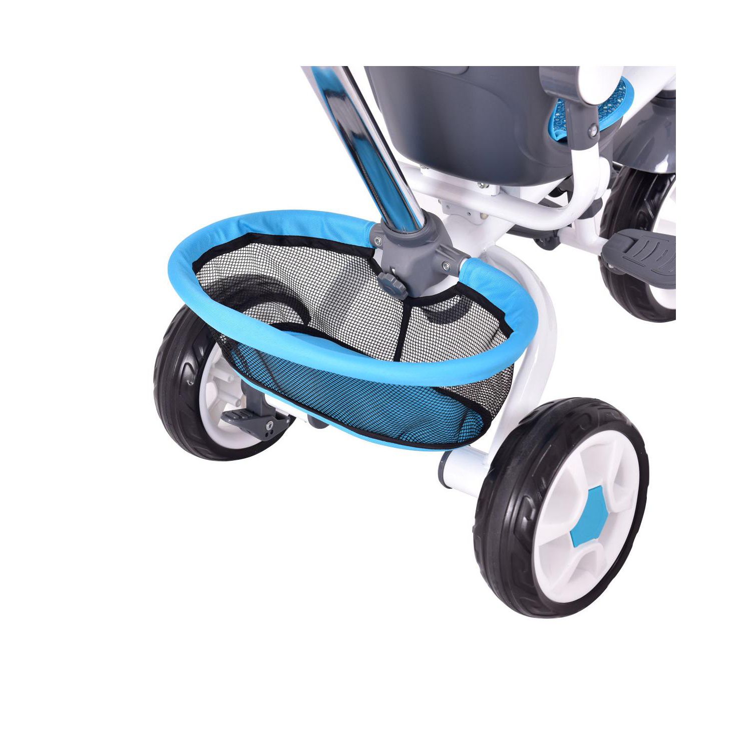 Baby Tricycle Stroller 6-in-1 Kids Push Trike with Removable