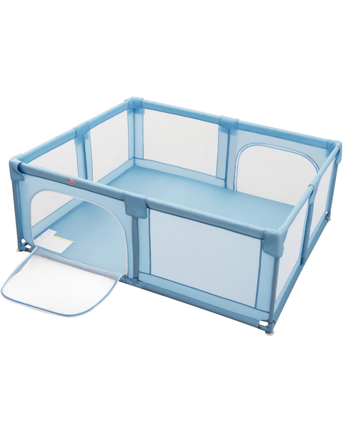 Costway Toddler Playpen Extra Large Activity Center Safety Play Yard w/ Gate