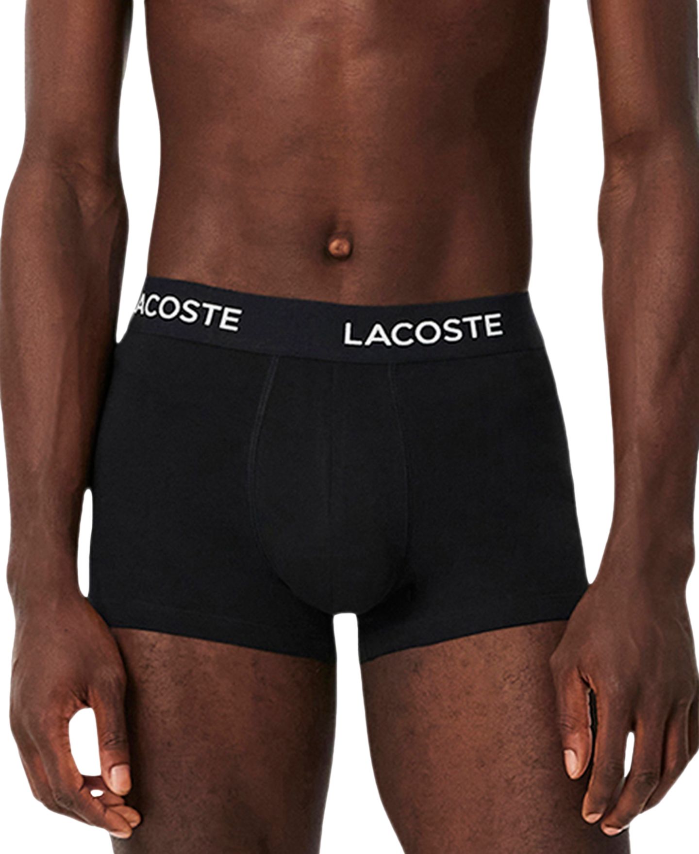 Бельё для мужчин, хлопок, стрейч — Lacoste, цвет: Чёрный, вариант 1 — фото 5