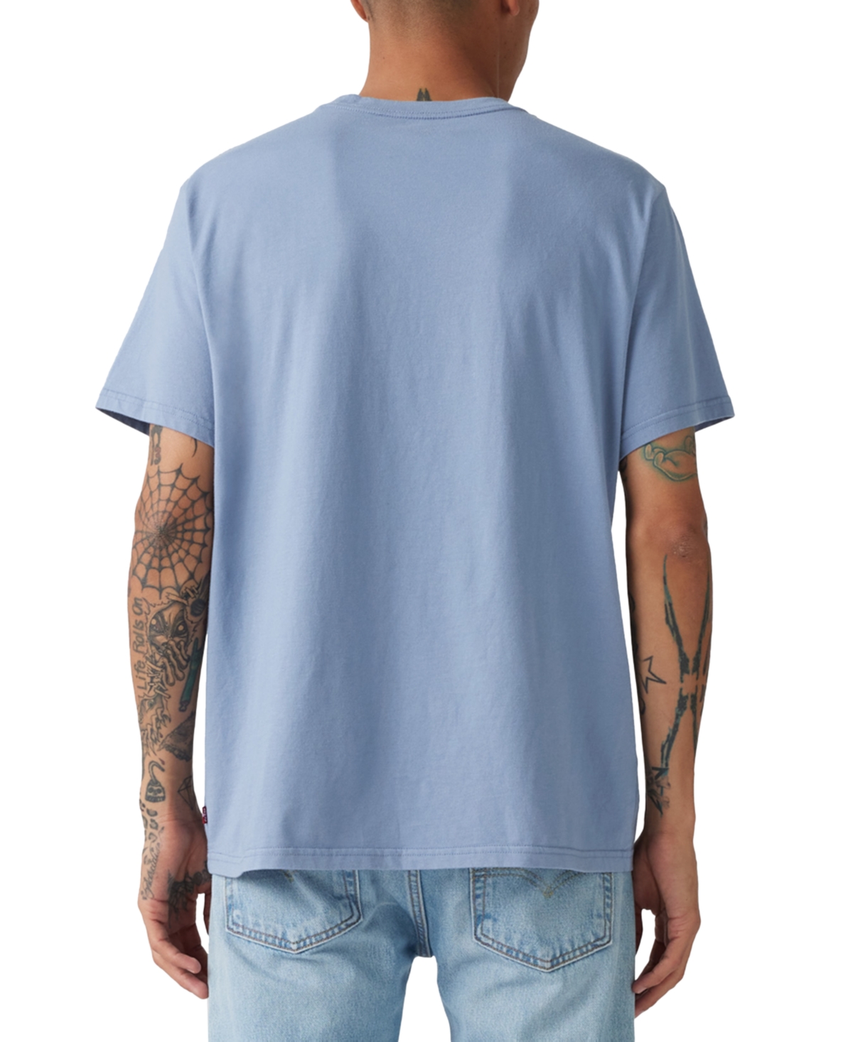 Levi's Men's Relaxed Fit Box Tab Short Sleeve Logo Graphic Crewneck T-shirt