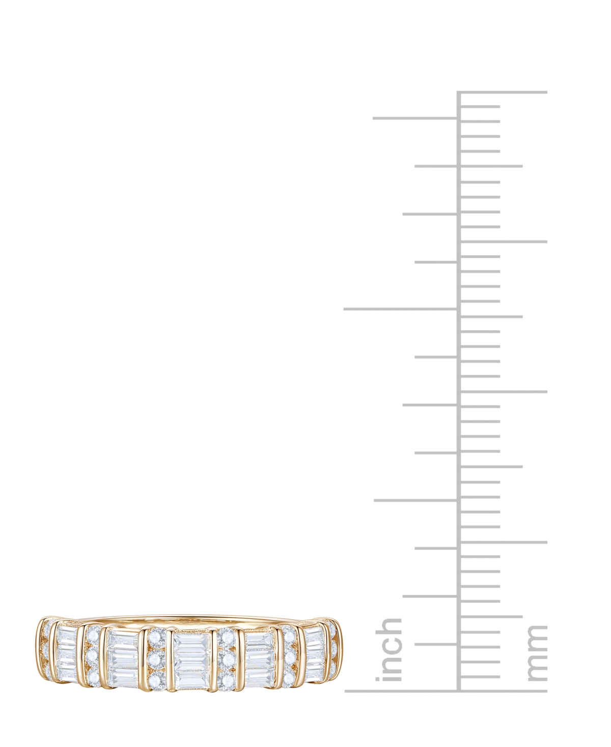 Macy's Diamond Band Ring (1/2 Ct. T.w.) In 14k White Or Yellow Gold