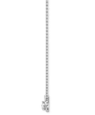Diamond Tear-Shape 18" Pendant Necklace (1/3 ct. t.w.) in 14k White or Yellow Gold