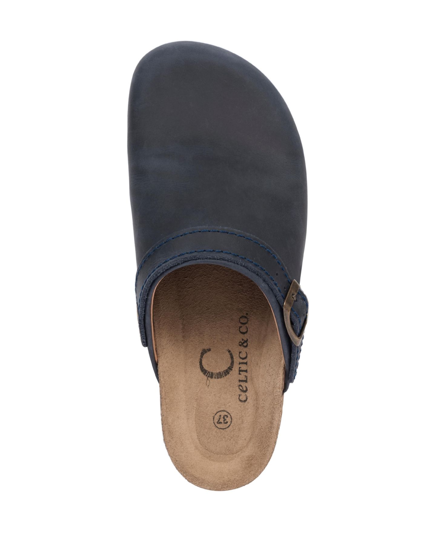 Женские сабо Celtic & Co. Strap Detail Clog, цвет: Тёмно-синий — фото 3