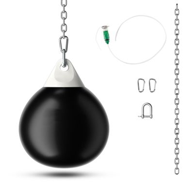 110 Pound Heavy Punching Water Aqua Bag with Adjustable Metal Chain