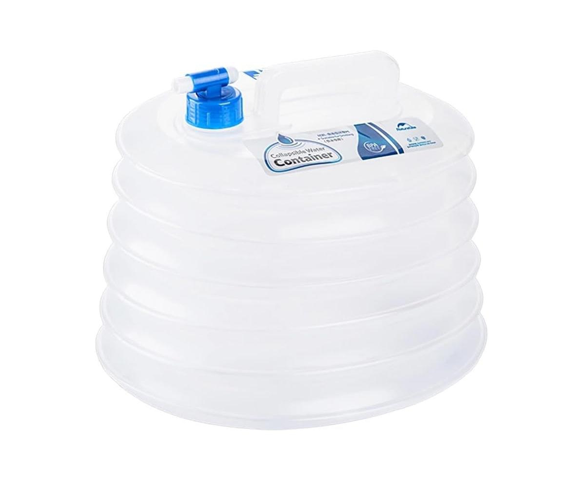 Pe Folding Water Carrier &#x2013; Portable Water Bag with Lever Faucet, Compact Storage Tank for Outdoor, Hiking, Camping, Disaster Prevent