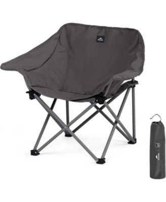 Foldable Camping Chair Can bear 110 kg Fishing Chair Portable folding chair With armrest and two pockets