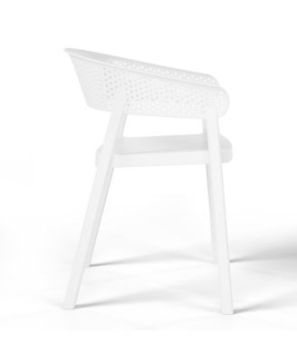 7-Piece Outdoor Metal Rectangle Patio Dining Table Set With Stackable Patio Dining Chairs