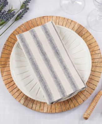 Classic Striped Pure Linen Napkins, 20" x 20"
