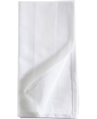 Satin Trimmed Damask Cotton Napkins, 20" x 20"