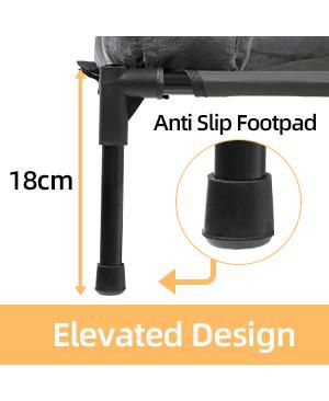 Raised Cooling Dog Bed-Outdoor With Removable Bolster  