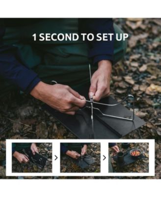 Ultralight Folding Camping Table, Aluminum Beach Compact Backpacking Table with Carry Bag for Backpacking Camping Hiking Beach Picnic