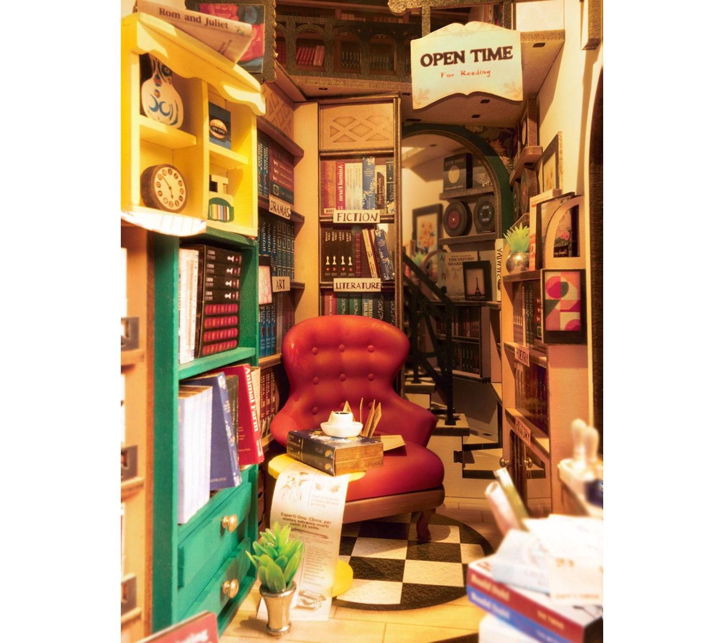 Детский конструктор Flash Popup Shakespeare's Bookstore 194-Piece Building Set, Ages 14 & Up — фото 3