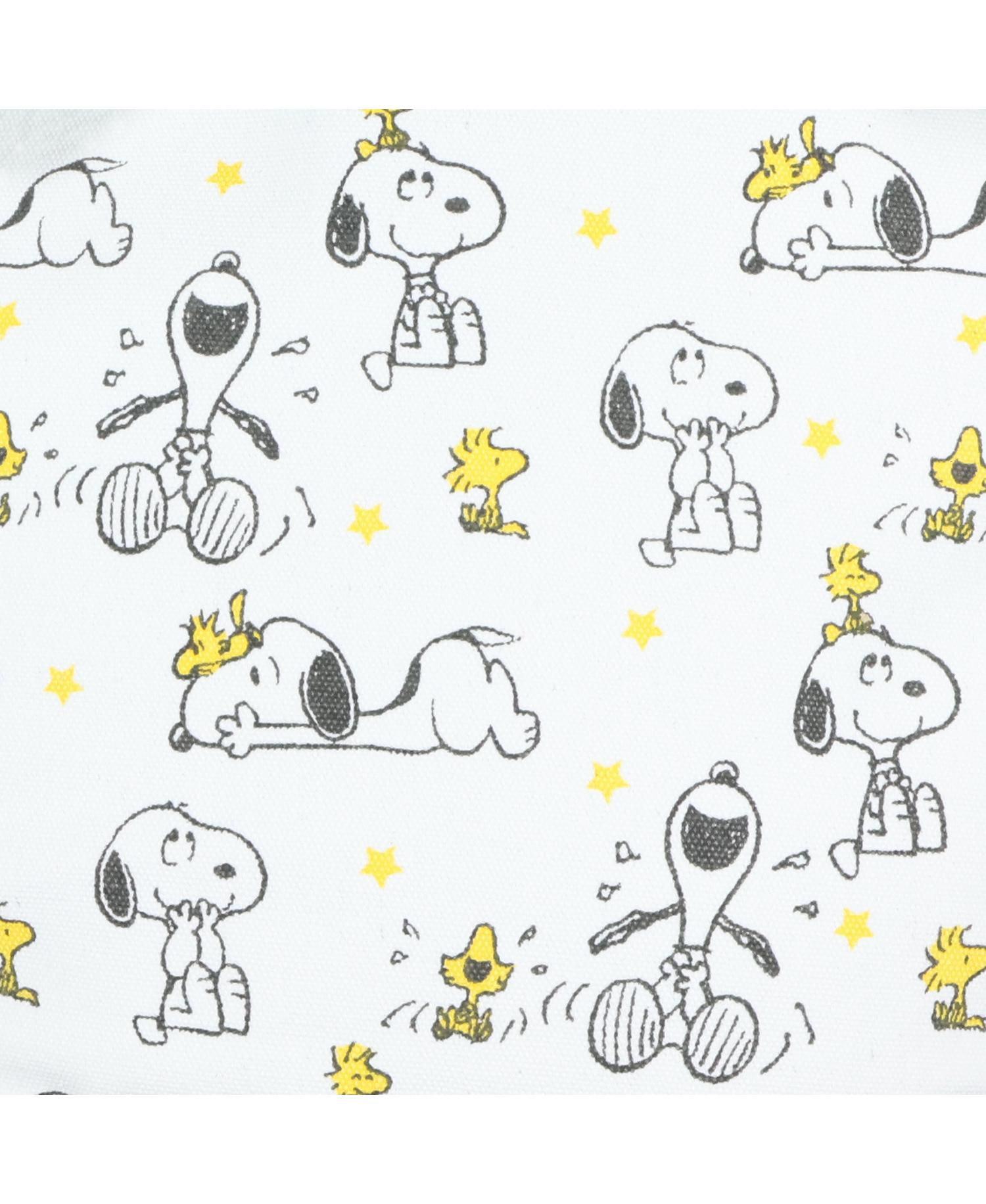 Convertible Totepack Snoopy and Woodstock Backpack with Carrying Handles and Shoulder Strap Faux Leather Bottom Bag 16"