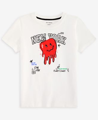 Little & Big Boys New York Apple T-Shirt, Exclusively at Macy's