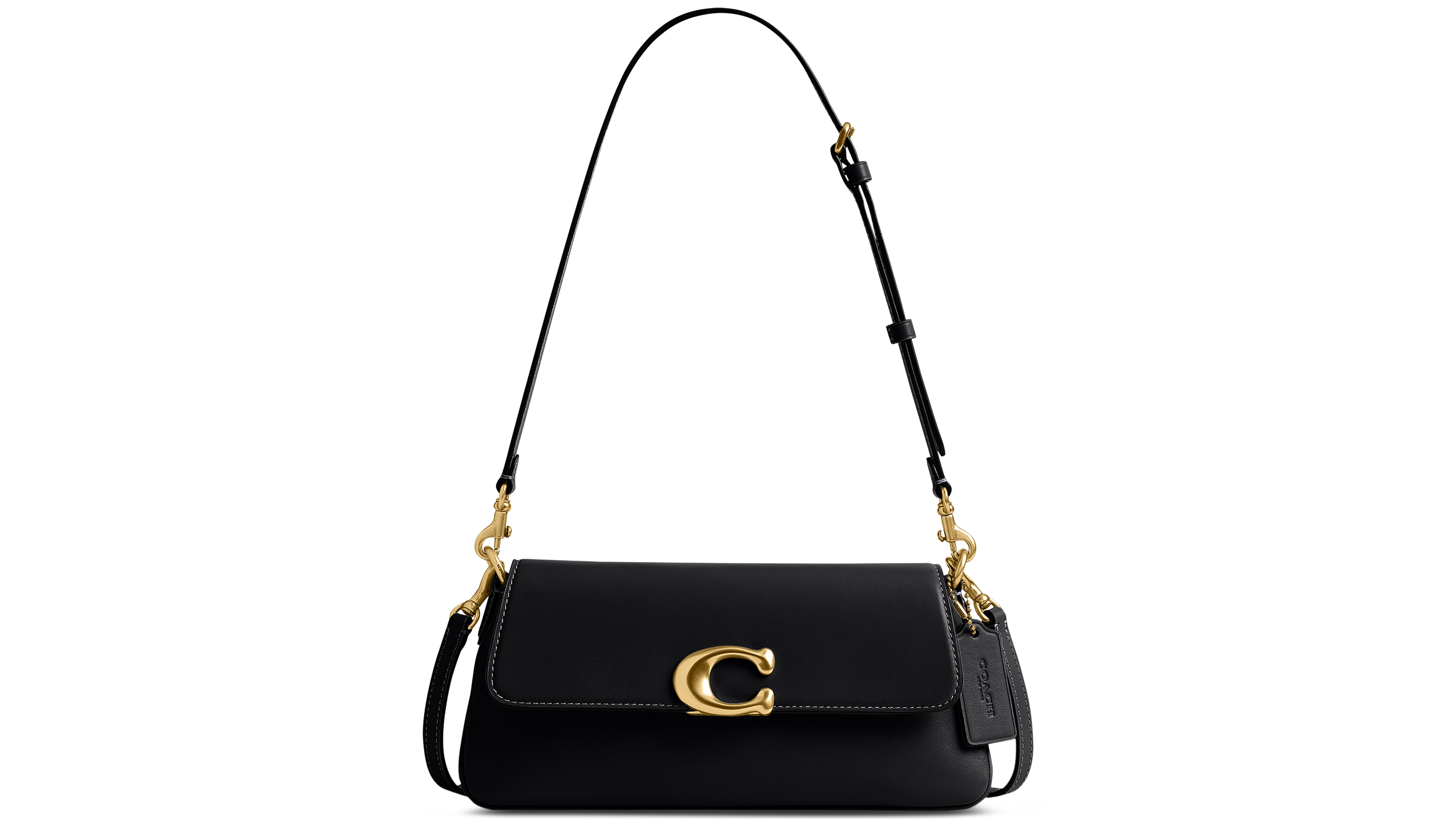 Coach Small Jet Leather Shoulder Bag