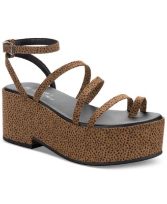 Wild Pair - Women's Dottye Platform Sandals