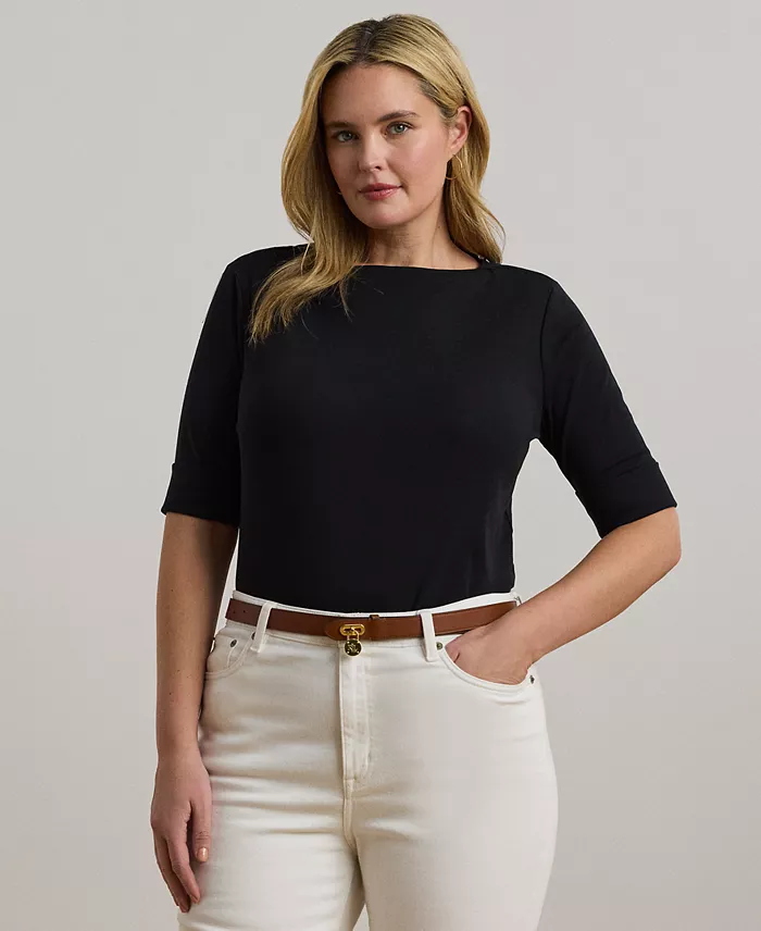 Stretch Boatneck Top - thumbnail 2