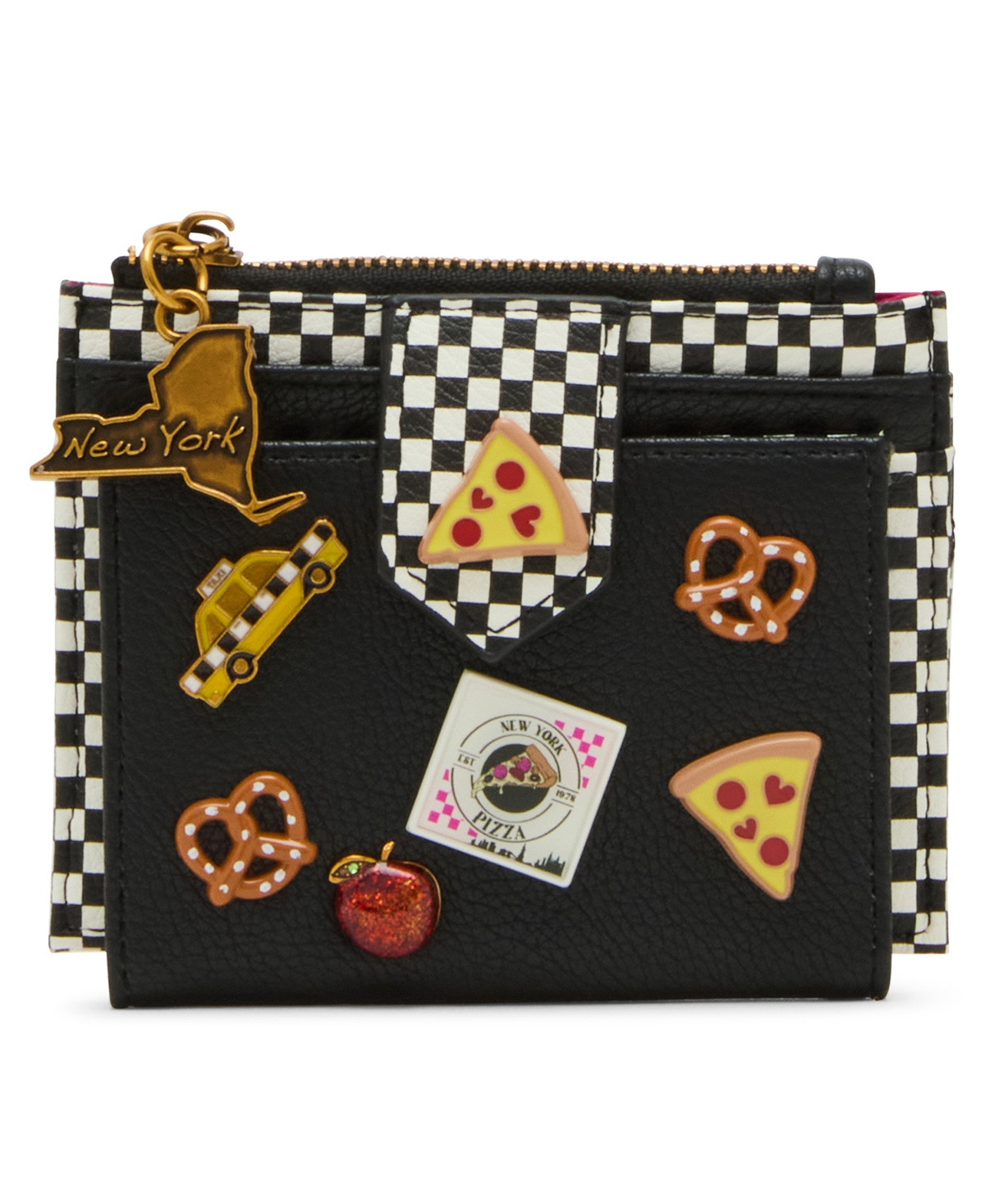 BETSEY JOHNSON NEW YAWK BIFOLD WALLET 