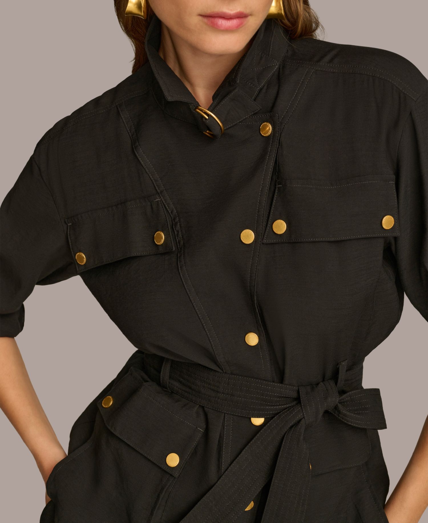 Women's Belted Utility Jacket