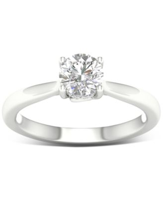 Diamond Hidden Halo Engagement Ring (3/4 ct. t.w.) in 14k White Gold