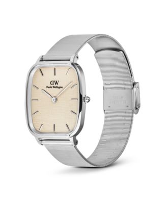 Men's Analog Silver-Tone Stainless Steel Watch, 32mm