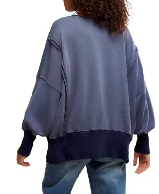 (取寄) フリーピープル レディース グラフィック カムデン Free People women Graphic Camden Sydney Combo FP Movement Women's Graphic Camden Sweatshirt, Washed Blk, L
