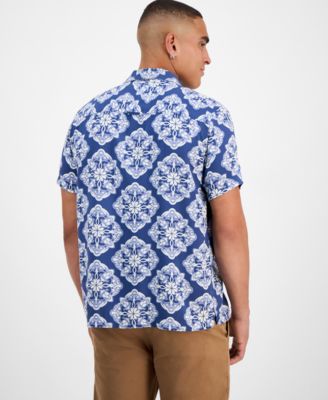 Men's Larsen Medallion Shirt, Exclusively at Macy's