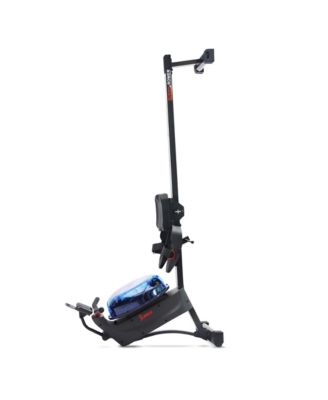 Hydro + Dual Resistance Smart Magnetic Water Rowing Machine, Blue