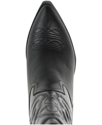 Journee Collection Women's Chantry Wide Calf Western Mid Shaft Boots