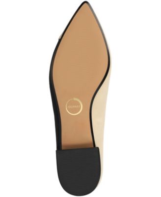 Women's Carmin Block Heel Pointed Toe Flats