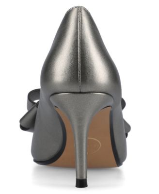 Women's Crystol Pointed Toe Bow Stiletto Pumps