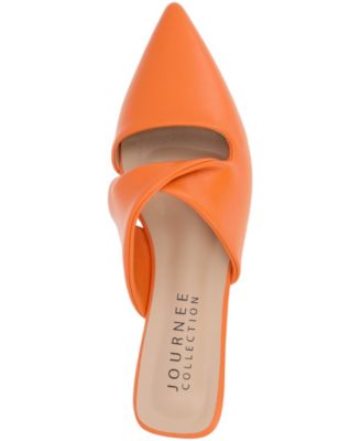 Women's Enniss Twist Cutout Pointed Toe Mules