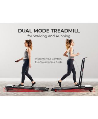 Pacer Dual Mode Walking/Running Treadmill with 6-Level Auto Incline, Remote Control & Exclusive SunnyFit App Bluetooth Connectivity