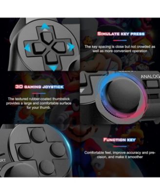 Wired Dual Vibration Game Controller for Sony PlayStation 2 – Ergonomic Design, 6FT Cable, High Precision Joysticks (Black)