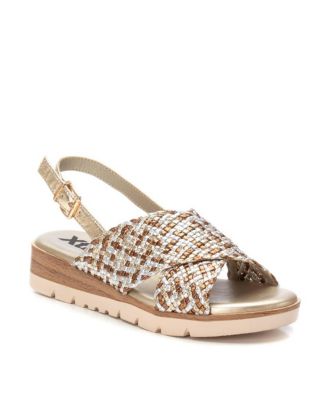 Women's Criss Cross Flat Sandals By XTI