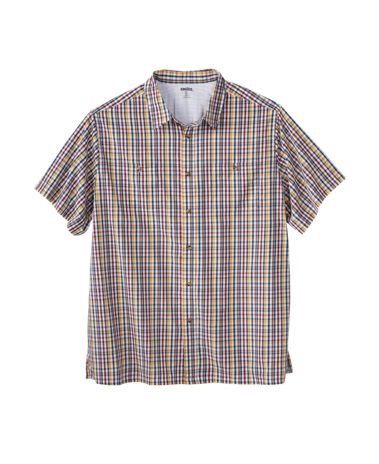 Men's Wrinkle-Resistant Short Sleeve Button Down, Printed