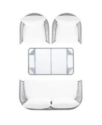 Belmi 4PC Rope Living Set