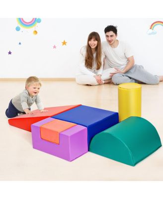 Indoor Baby Toddler 6-Piece Climb Crawl Play Set – Safe, Fun, and Engaging