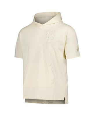 Men's Cream New York Mets Neutral Hoodie T-Shirt
