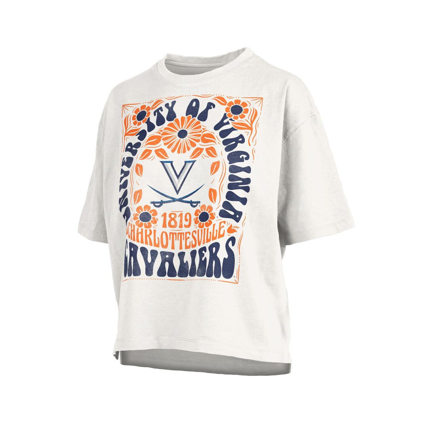Women's White Virginia Cavaliers Harmony Oversized T-Shirt