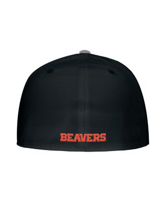 Men's Black Oregon State Beavers On-Field Baseball Performance Fitted Hat