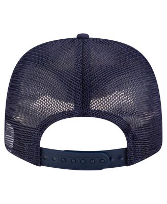 Men's Navy Nashville SC Labeled 9SEVENTY Trucker Stretch-Snap Adjustable Hat