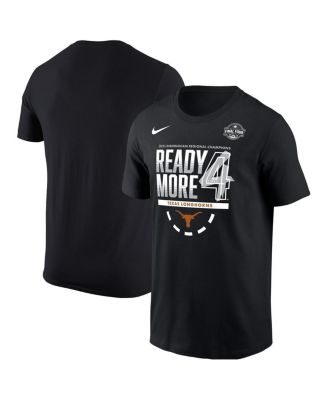 Nike - Men's Black Texas Longhorns 2025 NCAA Women's Basketball Tournament March Madness Final Four Regional Champions Locker Room T-Shirt