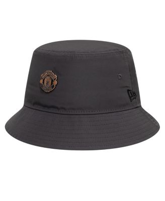 New Era - Men's Gray Manchester United Bronze Bucket Hat