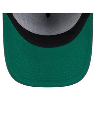 Men's Charcoal Detroit Red Wings Throwback Washed A-Frame Pre-Curved 9FIFTY Snapback Hat