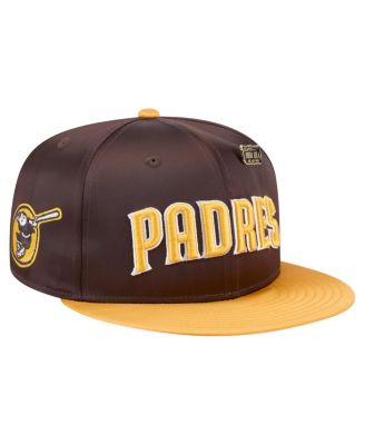 New Era - Men's Brown/Gold San Diego Padres Satin 59FIFTY Fitted Hat