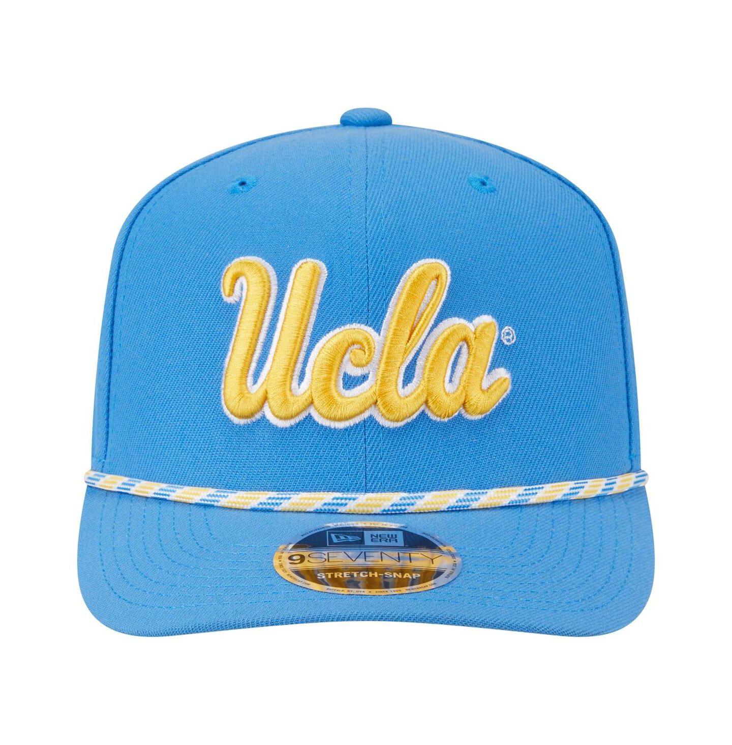 Мужской головной убор New Era Blue Ucla Bruins Game Day Multi-Rope 9SEVENTY Stretch-Snap Hat — фото 2