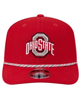 Men's Scarlet Ohio State Buckeyes Game Day Multi-Rope 9SEVENTY Stretch-Snap Hat