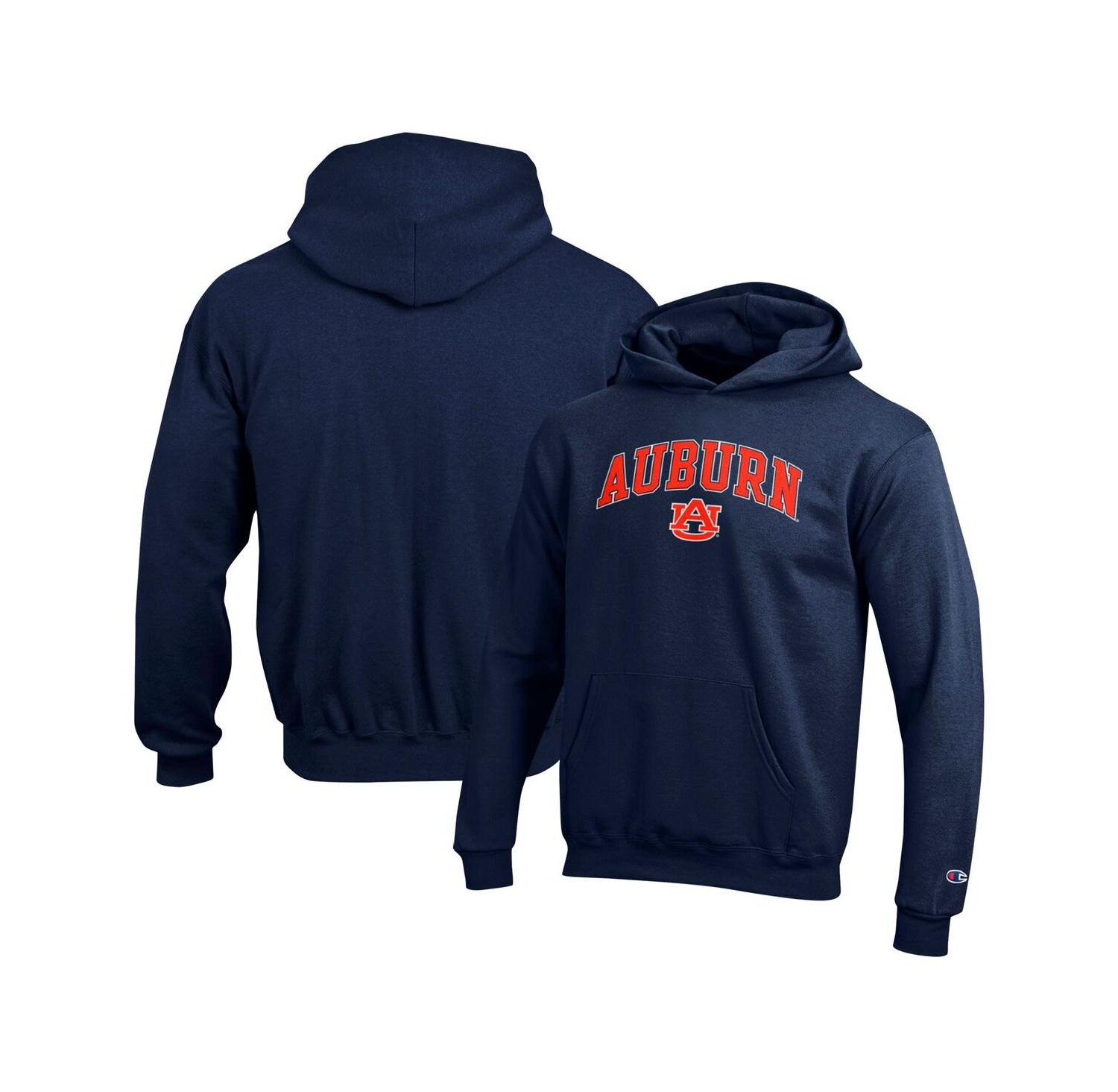 Big Boys and Girls Navy Auburn Tigers Campus Pullover Hoodie