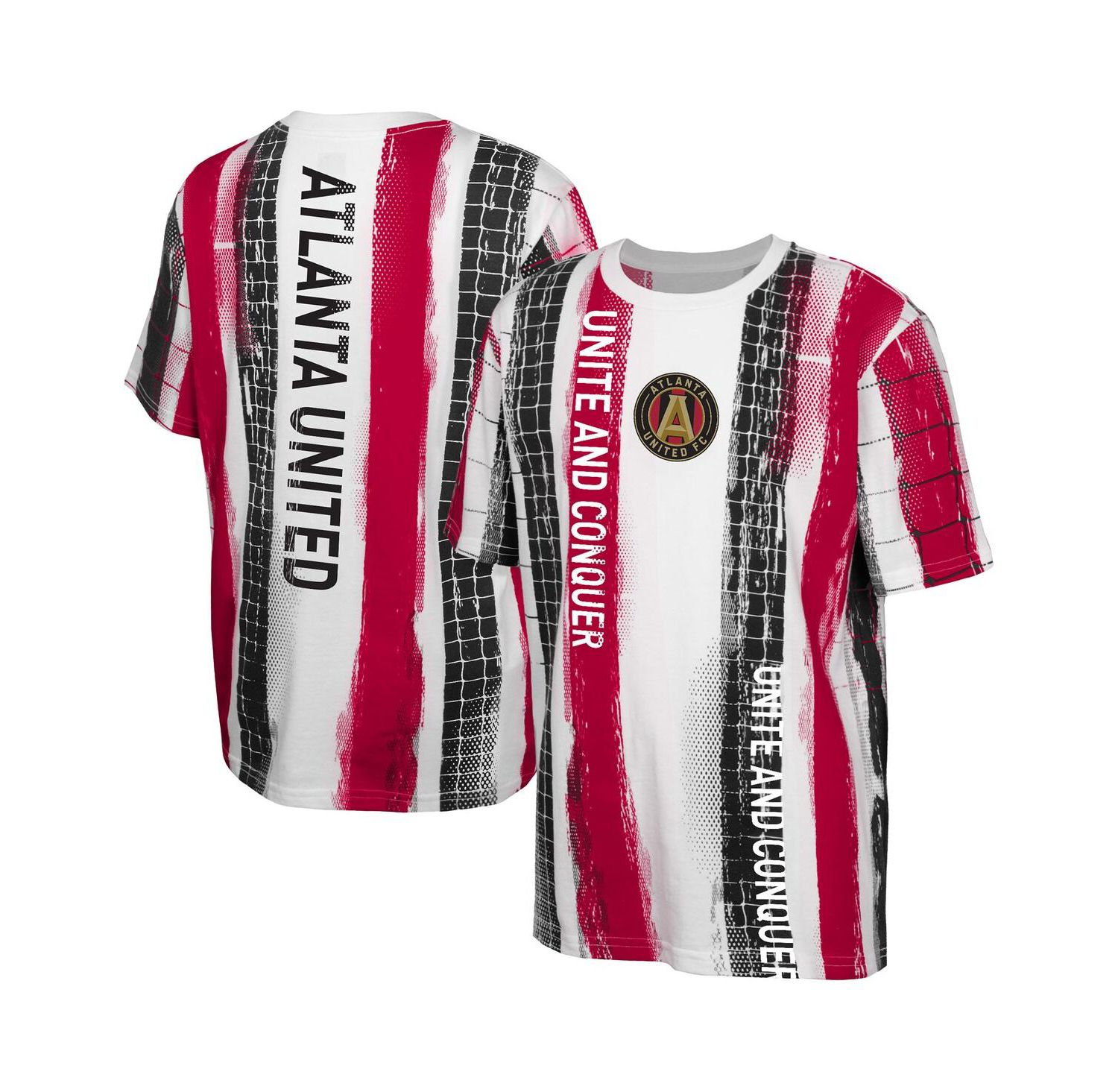 Big Boys and Girls White Atlanta United FC High Stepping T-Shirt